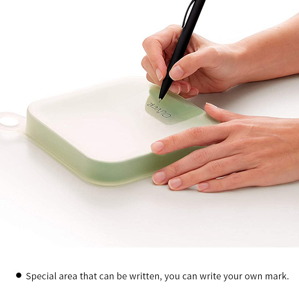 Sandwich Lunch Box Portable Toast Container Silicone Plastic Bread Packer For School Office #rbu