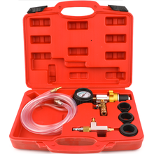 Automotive Vacuum Cooling System Auto Car Radiator Coolant Refill &amp; Purging Tool Gauge Kit