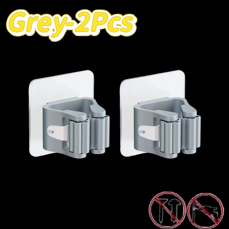 Supporto per scopa autoadesivo Supporto per scopa Supporto per scopa a parete Supporto per scopa Spazzola per spazzare Gancio Organizzatore di stoccaggio Accessori per la cucina del bagno: reale blu