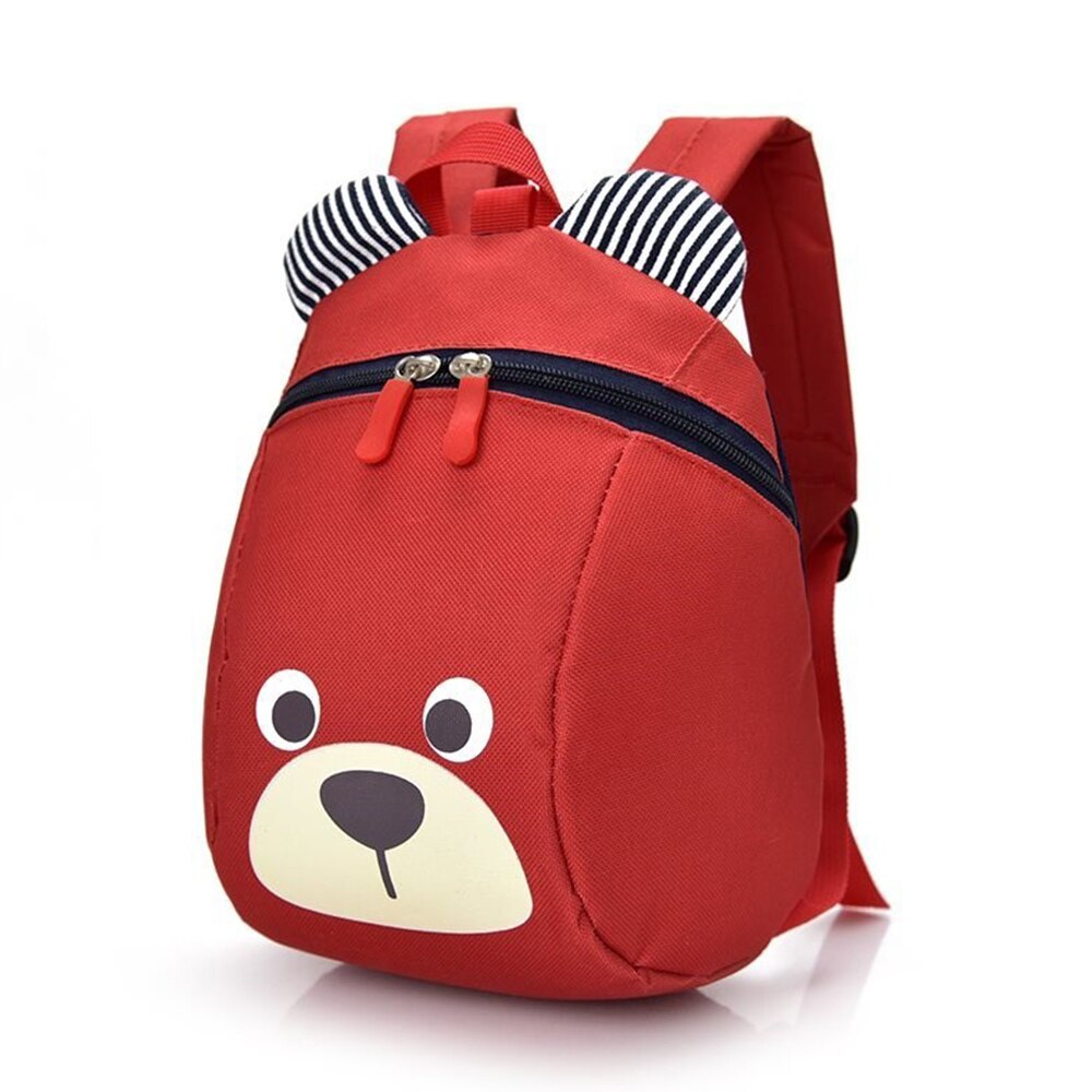 Cartoon Kids School Bags Kindergarten Boys and Girls 1-5 Years Old Children Backpack 3D School Students Bag рюкзак детский: Red