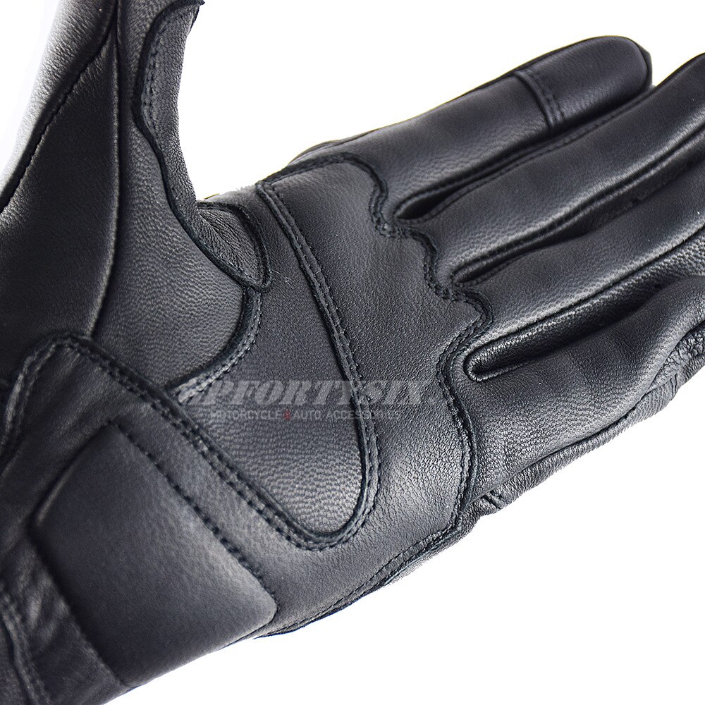 Berik Rider – gants de Moto en cuir de vache 3D, gants de Moto pour écran tactile, Guantes de Moto, noir