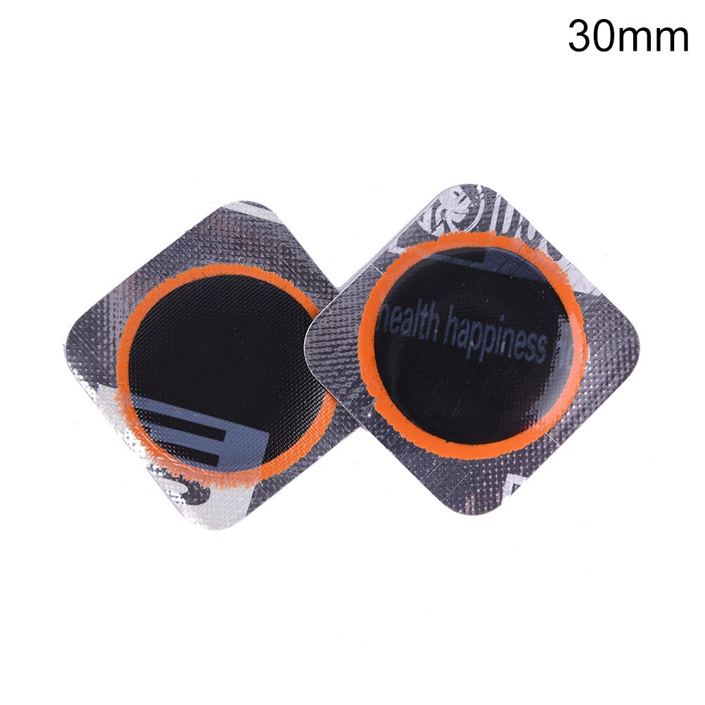 10Pcs Bicycle Bike Repair Fix Kit Flat Rubber Tire Tyre Repair Patch Kit Cycling Tools 25mm/30mm: 30mm