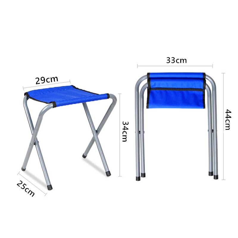 Tragbare draussen Camping Klappstuhl Sitz Mini Strand Angeln Picknick Reise Hocker
