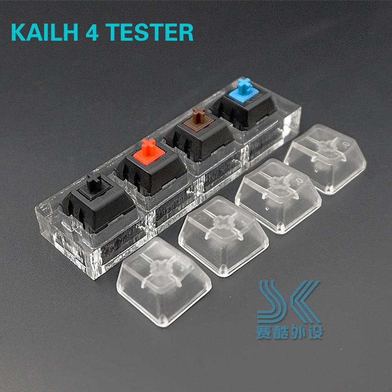 Switch Tester Cherry MX Kailh Switches Keyboard Tester Kit Clear Keycaps Sampler PCB Mechanical Keyboard Translucent Keycaps Te