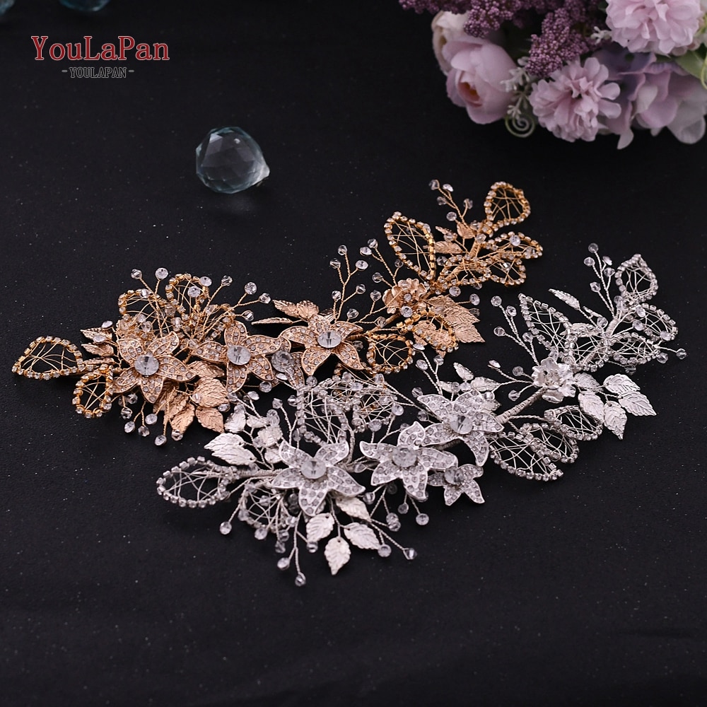 TOPQUEEN-bandeau de luxe pour mariage, HP273, bandeau, bijoux, couronne de mariage, diadème de mariée pour mariage