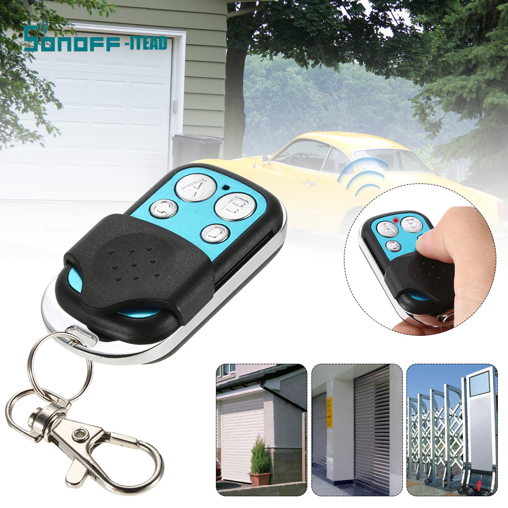 433Mhz Universal Remote Control Code Grabber For Gate Wireless RF 4 Channel Electric Cloning For Gate Garage Door Car Keychain