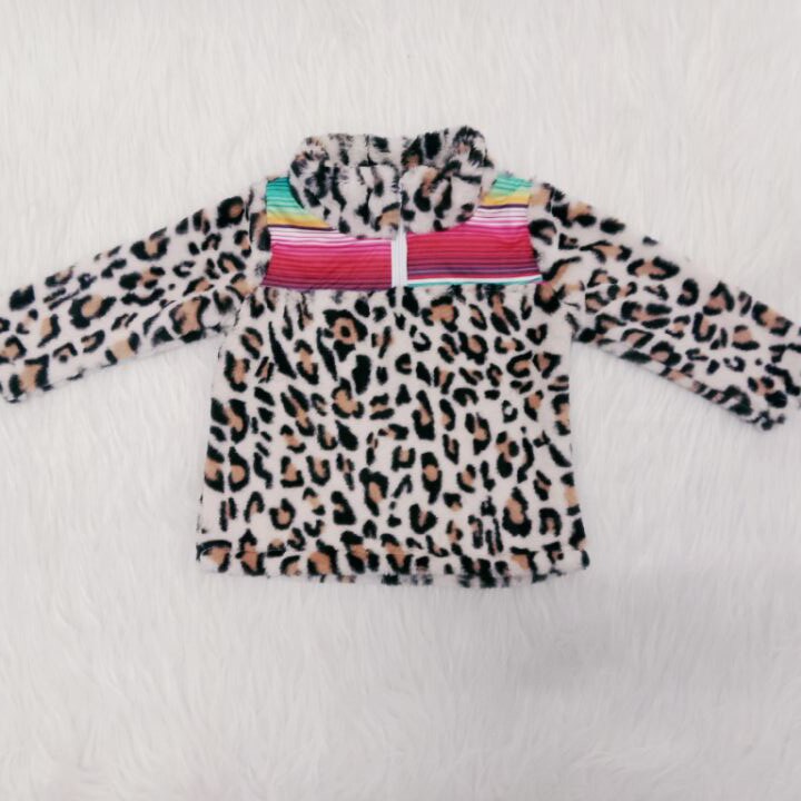 baby girl winter leopard colorful coat