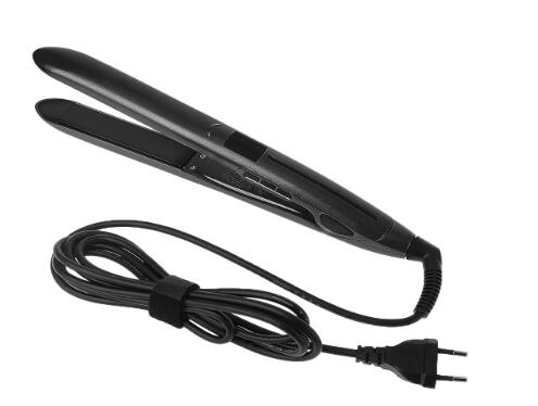 Pro Hair Salon PTC Flat Iron Hairs Straightener LCD Display Straightening Styler: Black