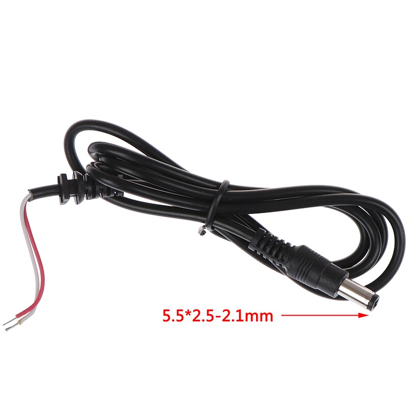 Adapter udgangsledning dc hanstik kabel 2.5*0.7/3.5*1.35/4.0*1.7/5.5*2.1mm: 4