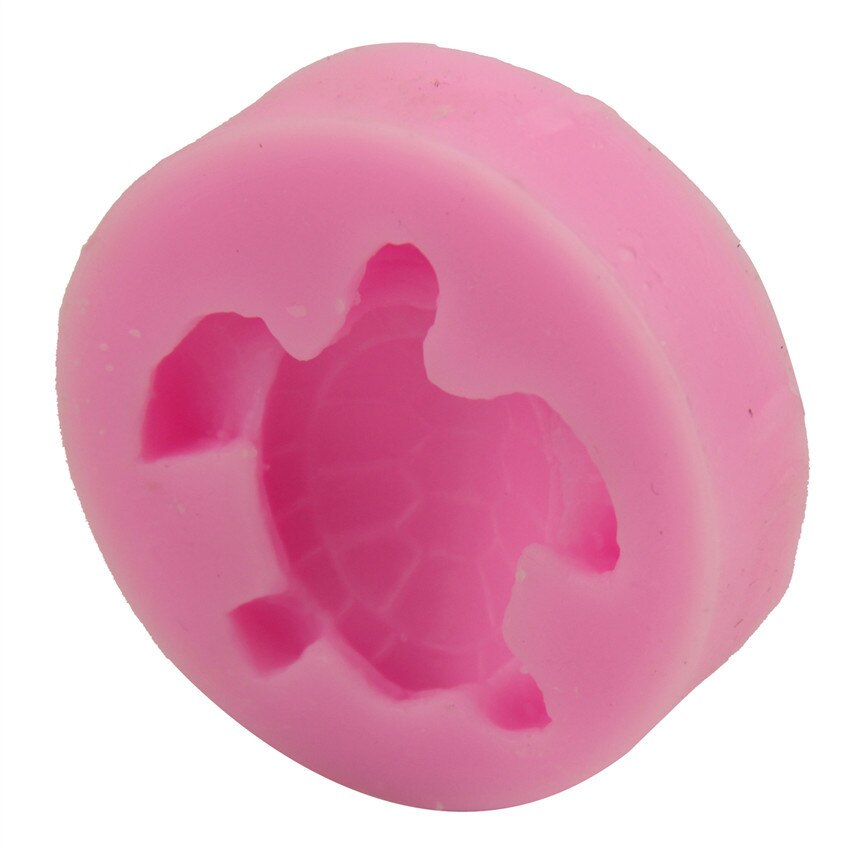 Kleine Schildpad Vorm Silicone Mold Zeep Vorm Dier DIY Fondant Taart Decoreren Gereedschappen Zeep Maken Levert Bakken