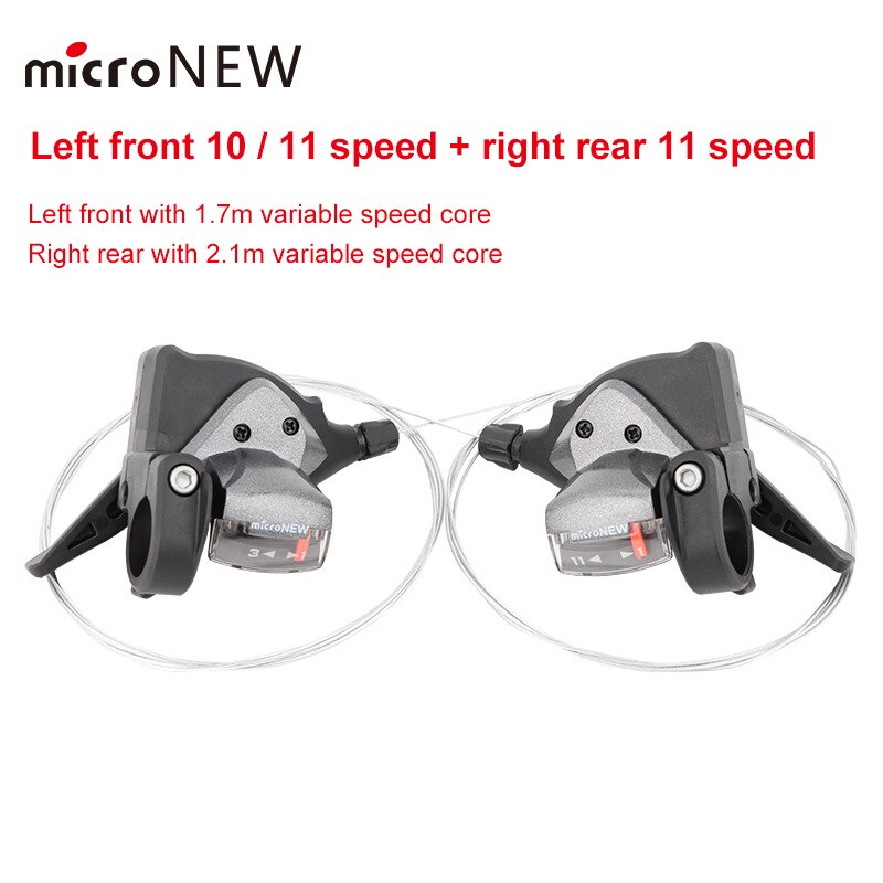 Micro Right Left Bicycle Derailleurmountain Bike Shift Lever Shifter 7 8 Speed 9 10 11S Split Fingerposts Bike Bicycle Parts: 05
