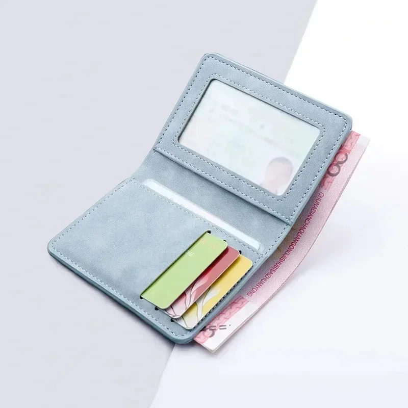 Modny portfel męski/damski ID/portfel z miejscem na karty kredytowe dla mężczyzn Multi-Card BagHolder Dwuczęściowy mały portfel Czarny/szary portmonetka