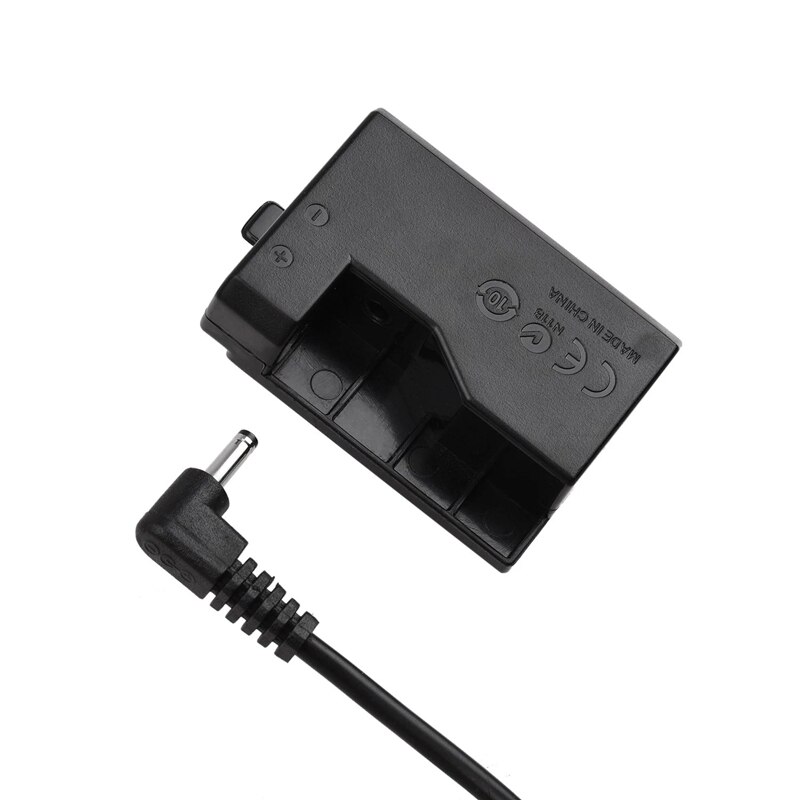 -ack -e10 5v usb dummy batteri dc-kopplare (ersättning för lp -e10)  med nätadapter för canon eos rebel(us-kontakt)