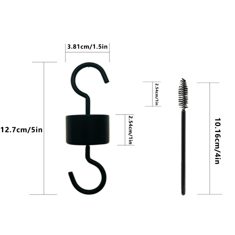 Bird Feeding Hanging Hook Hangers Fowl Feeder Hooks Metal Plants Insect Guard Outdoor Hangers with Brushes