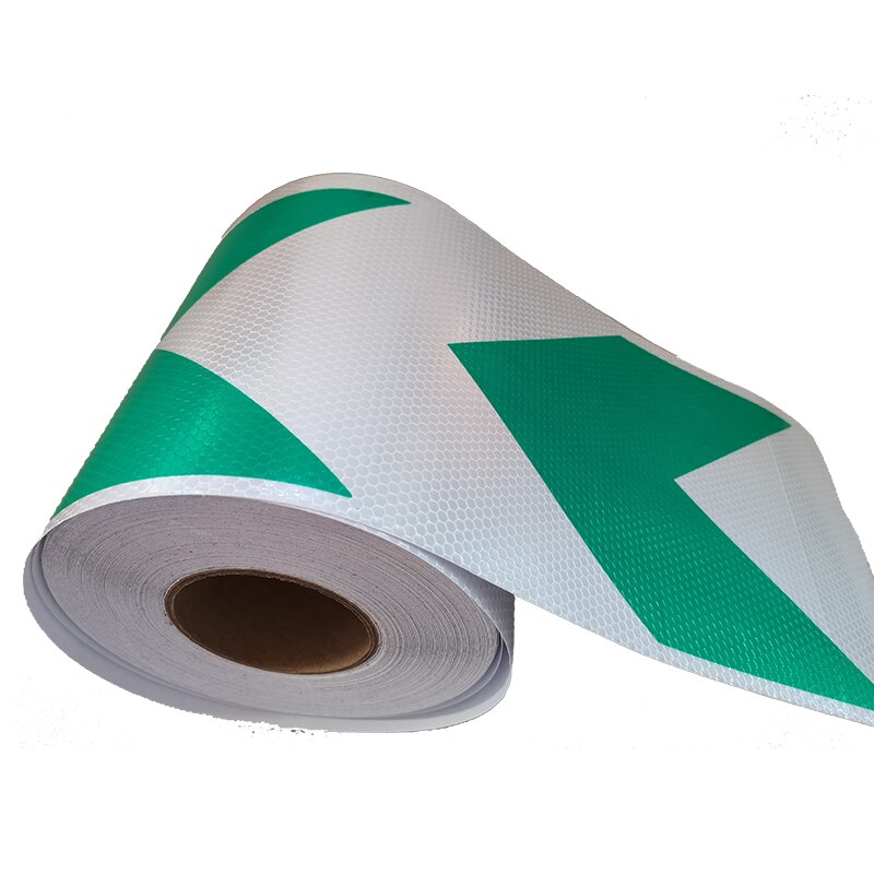 20cm*5m Car Reflective Stickers Safety Mark Reflective Strips Warning Stickers Tape Exterior Warning Strip Protect