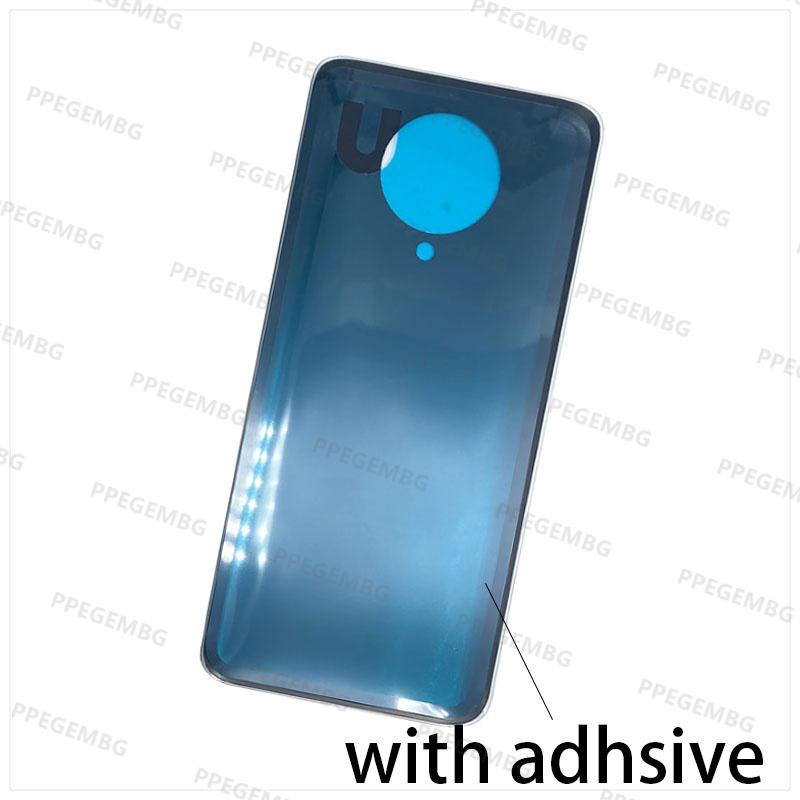 6.67 x akkudeckel-glasabdeckung für xiaomi poco  f2 pro  f2 rückseite) + kleber