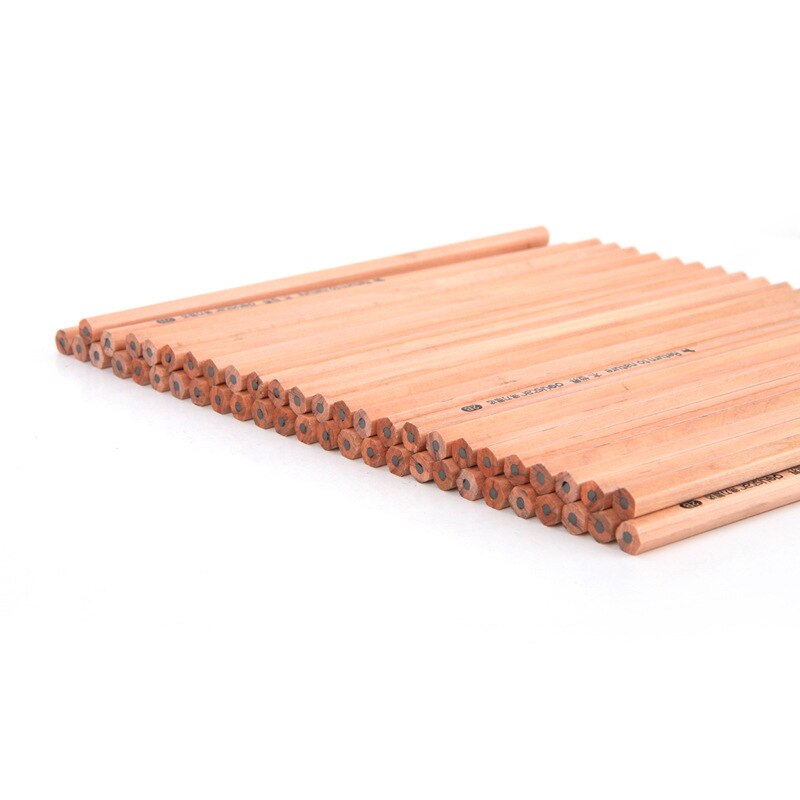 1pc houten zwarte kern  hb 2b standaard potlood schetspotlood natuurlijk hout tekenbenodigdheden kantoor schoolbenodigdheden studenten schrijfwaren: Houtkleur 2h 1pc