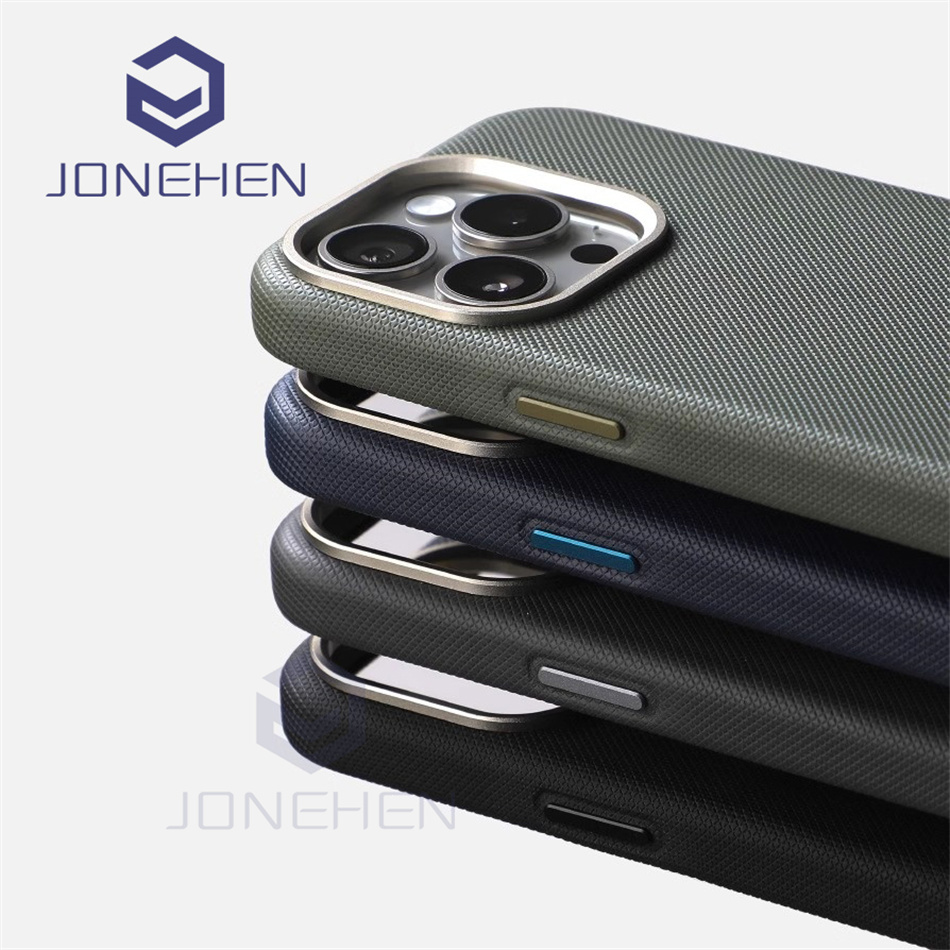 Texture de diamants de luxe pour étui en cuir Magsafe pour iPhone 13 14 15 16 Pro Max alliage Len accessoires de Charge sans fil couverture arrière