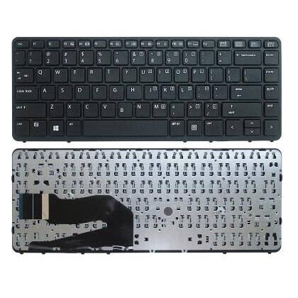 English Laptop Keyboard for HP EliteBook 840 G1 850 G1 ZBook 14 840 G2 US keyboard: Red