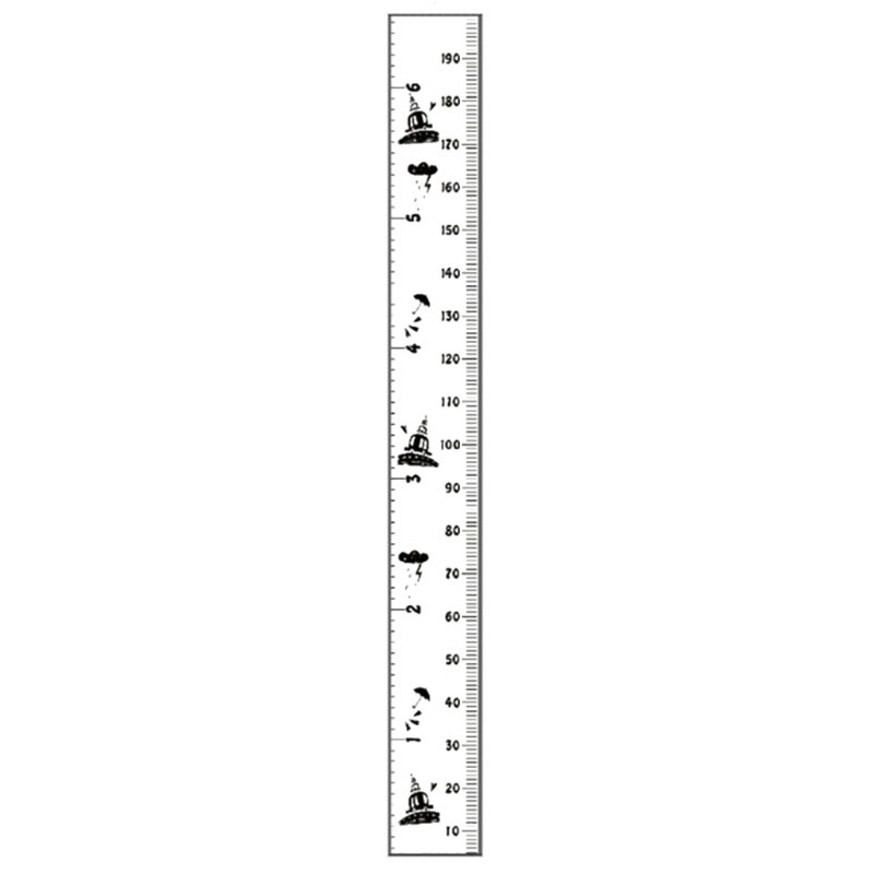 Children Height Ruler Wall Hanging Cartoon Pattern Height Measure Ruler for Kids Baby Growth Chart Table Home Wall Decor: House