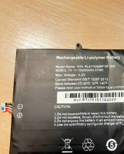 Stonering 10000mah Batterie N14 PL3710398P * 2P JAN für Prestigio Smartbook 141A03 Laptop mit 7 Stecker
