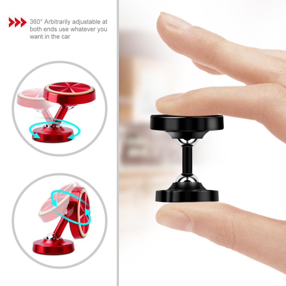 FONKEN Leucht Telefon Auto Halfter Zwei Weg Einstellen Auto Magnetische Halfter Magnet Adsorption Mobil Montieren Schlüssel Kabel Schreibtisch Steht