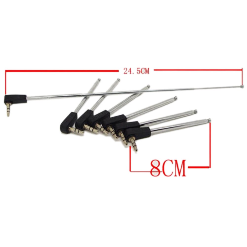 Antena para teléfono móvil JETTING nueva Antena de teléfono móvil 3,5mm Radio FM macho