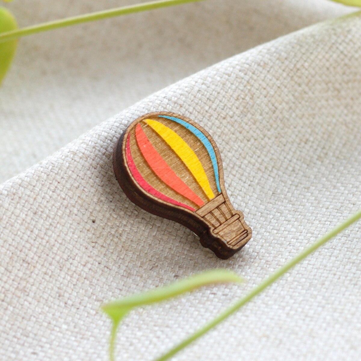Yoga Balloon Brooch - Enamel Pin - Decorative Lapel Accessory