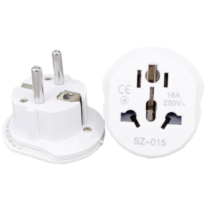 Universele EU Reisadapter - UK US AU naar EU Stekker AC Stopcontact Converter 250V 16A