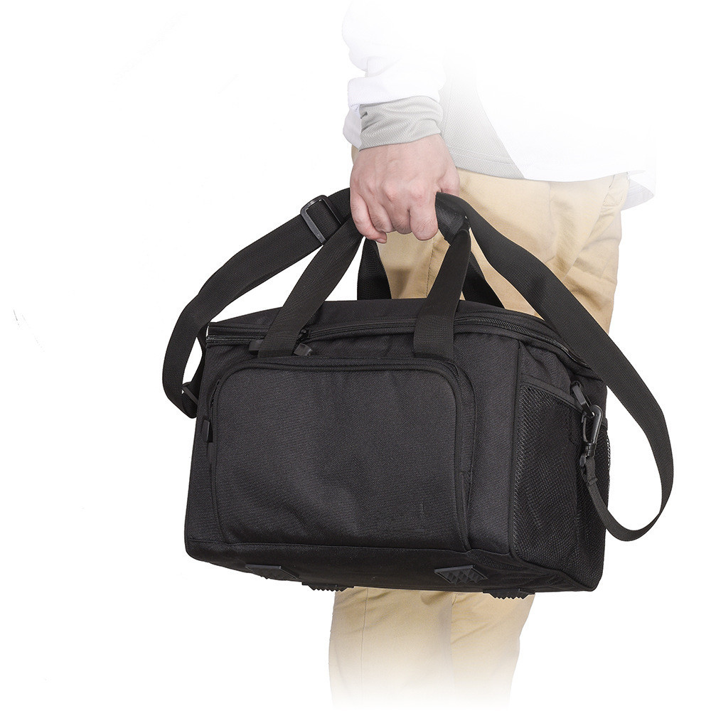 Large Waterproof Fishing Tackle Bag Pesca Case Bait Box Shoulder Strap Pocket Fishing Gear Canvas Bag three color optional: black