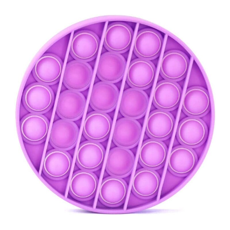1x Push Pop Pop Bubble Sensory Fidget Toy Stress Relief Special Needs Silent Classroom HYD88: Purple