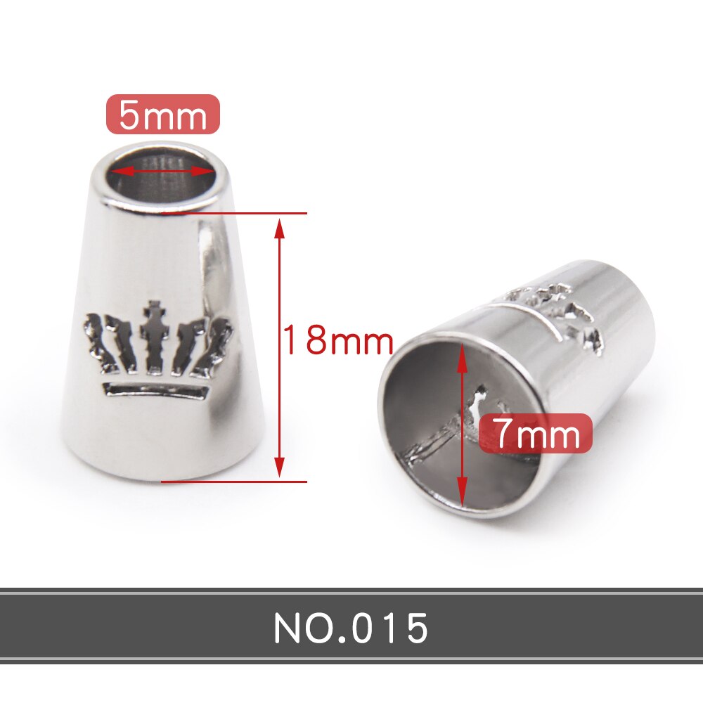 10pcs Metal End Stopper Cord Rope Ends Locks Lanyard Clips Fastener For Backpack Garment Drawstrings Accessory DIY: Nickel-Free White