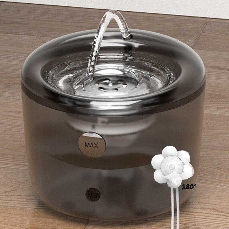 Nowy inteligentny kot fontanna robić picia filtr automatyczny dozownik robić wody w obiegu 1.6L automatyczny czujnik podajnik robić napojów: A01sensorX1