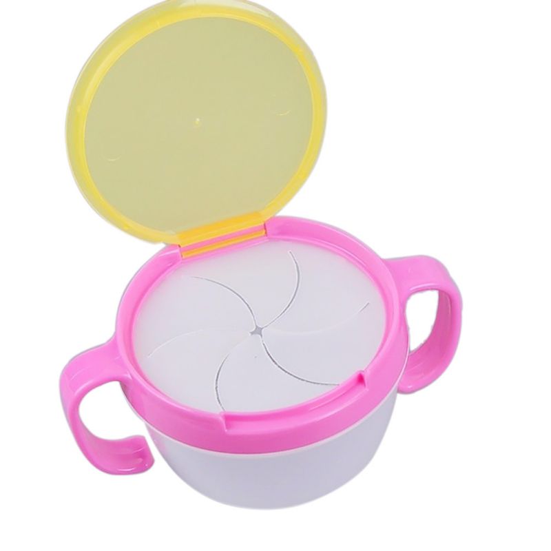 Spill Active Snack Cute Baby Toddler Snacker Bowl Cup Container Free Child Nursing Bowls