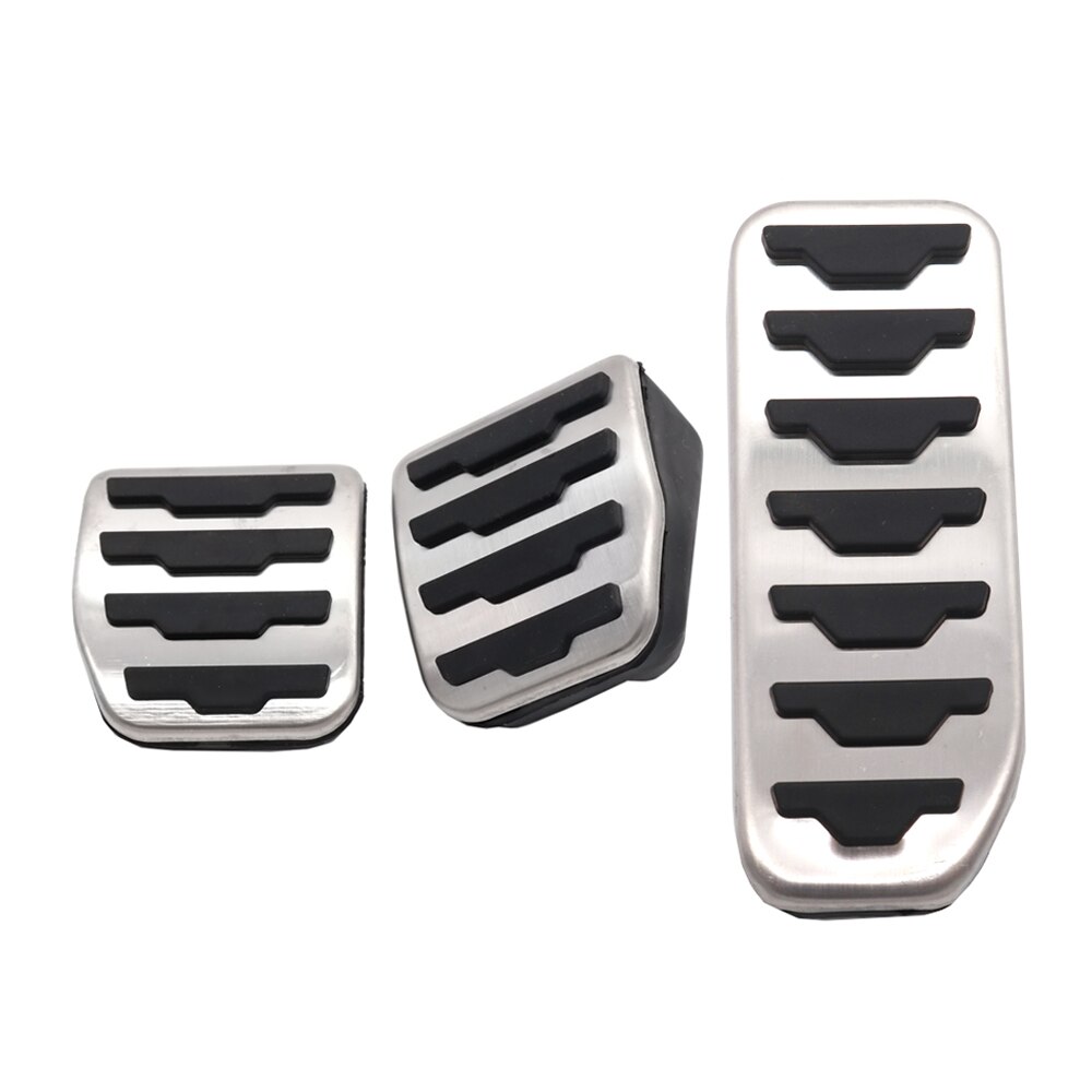 Auto Rust Rem Accelerator Brandstof Gas Pedaal Cover Pad Foot Rest Voor Land Rover Range Rover Evoque -: 3PCS MT