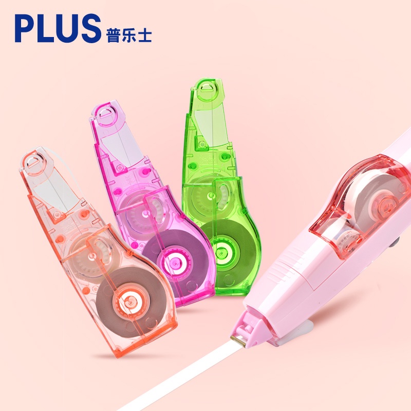 PLUS Austauschbare Korrektur Band mit Refill 5 mm * 6 Meter Japan Weiß Aus Corrector Schreibwaren