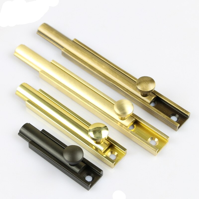 Professionelle Durcheinander Türen Rutsche verriegeln sperren Fenster Bronze- Riegel Möbel Verdeckte Schlösser Schlecht Bolzen Staub Beweis Rohr