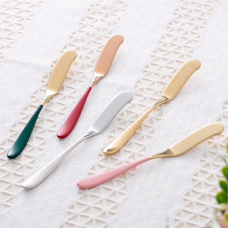 Stainless Steel Cheese Dessert Jam Spreaders Butter Knife Westen Cutlery Breakfast Tool Tableware Kitchen Restaurant Supplies