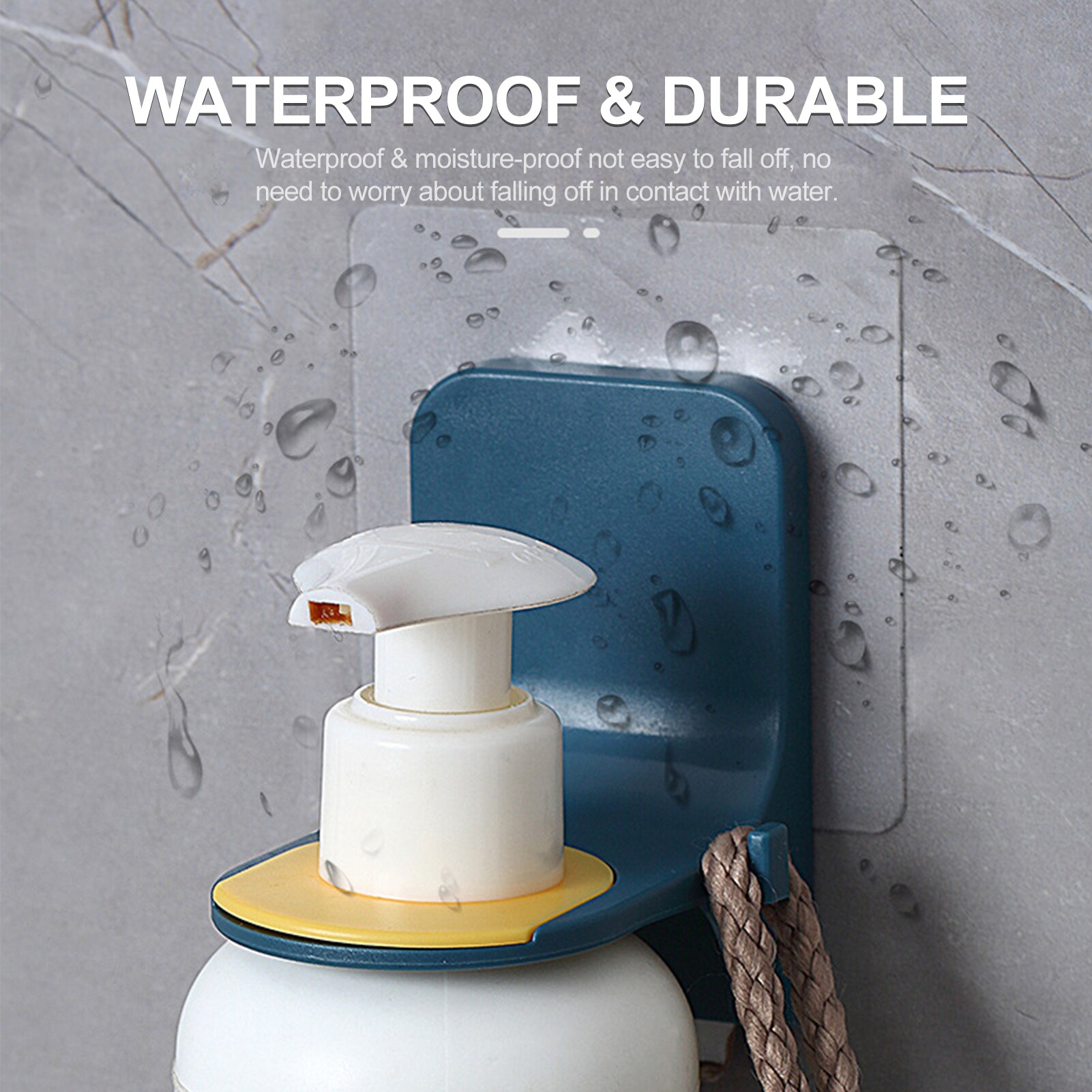 Bottle Holder Hook Self Adhesive Shower Gel Bottle Rack Hook Wall Mounted Shampoo Holder Hook Hanger Hand Washing Hook