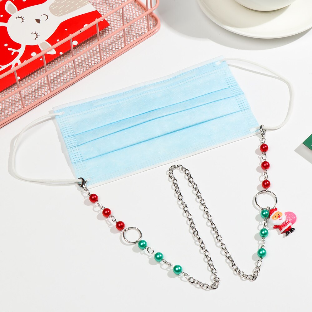 1Pc Multifunctionele Anti-verloren Masker Lanyard Bril Ketting Brillen Cord Kerst Opknoping Hals Extender Touw Kids Oor Guard