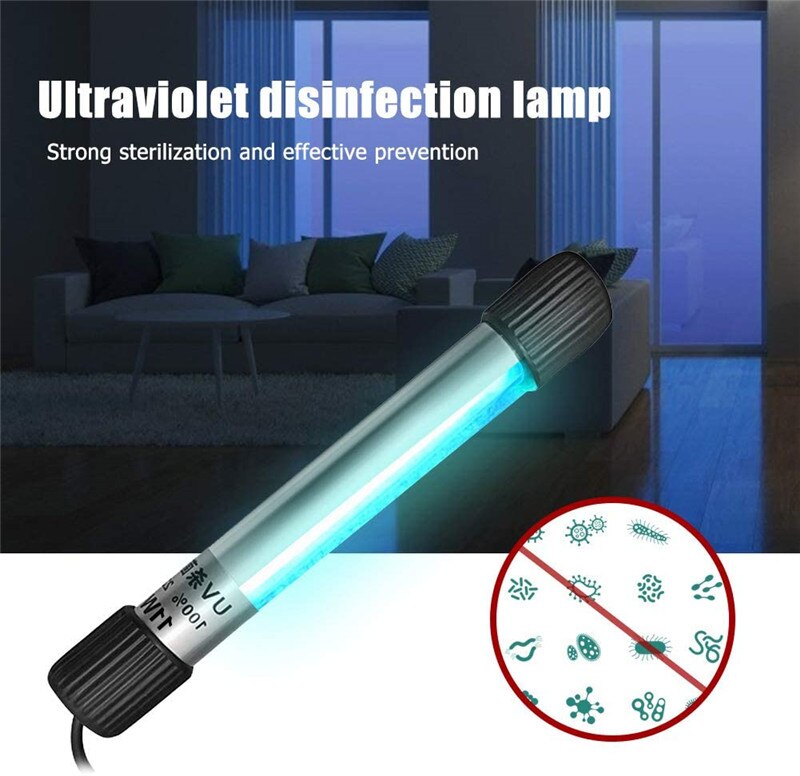 20W 254nm Ultraviolet stérilisateur lampe UV désinfection lumière haute Ozone UVC lampe germicide tuer les germes Virus Ozone lampe