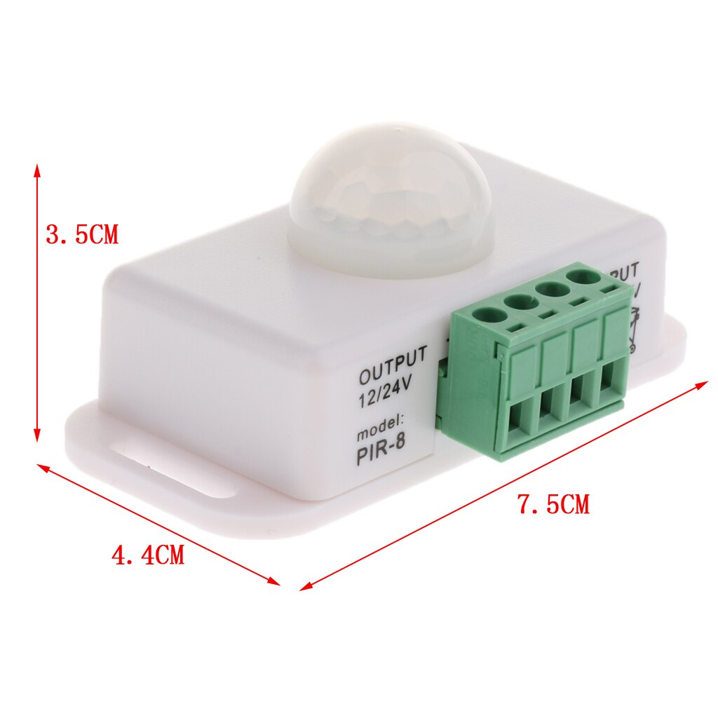 Dc 12V 24V Pir Sensor Led Dimmer Motion Infrarood Schakelaar