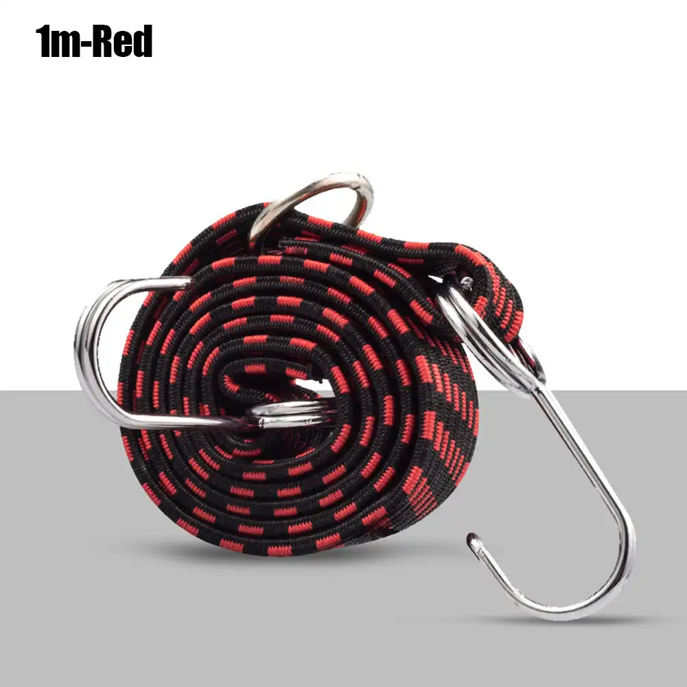 Motorcycle Bicycle Elastics Rubber Luggage Rope Cord Hooks Bikes Rope Tie Luggage Roof Rack Strap Fixed Band Moto Accessories: army green