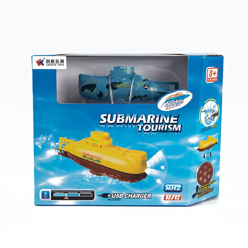 Speed Radio Remote Control Submarine Electric Mini RC Submarine Kid Children Toy