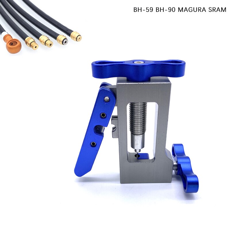 Bicycle Brake Repair Tool Hydraulic Hose Needle Cutter for Shimano SRAM AVID Magura Formula BH90 BH59 2 in 1: alloy frame