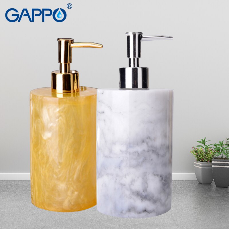 GAPPO liquid soap dispensers Bathroom Resin soap pump Bottle Bath resin accessories liquid soap pumps