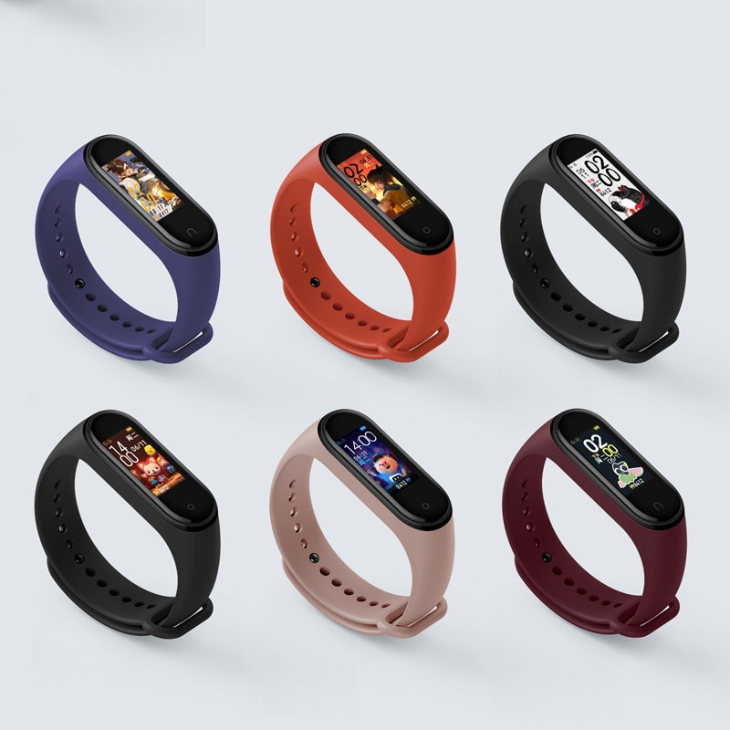 Xiaomi-pulsera inteligente Mi Band 4 Original de fábrica, Smartband deportivo con Pantalla AMOLED de 0,95 pulgadas, 4 colores, Bluetooth 5,0