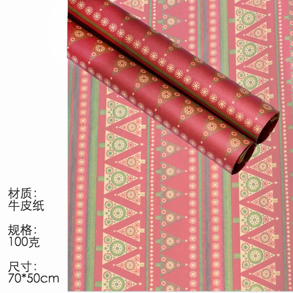 Papier d'emballage de noël en papier Kraft Origami, décoration de mariage, pour emballage de , artisanat,: 12