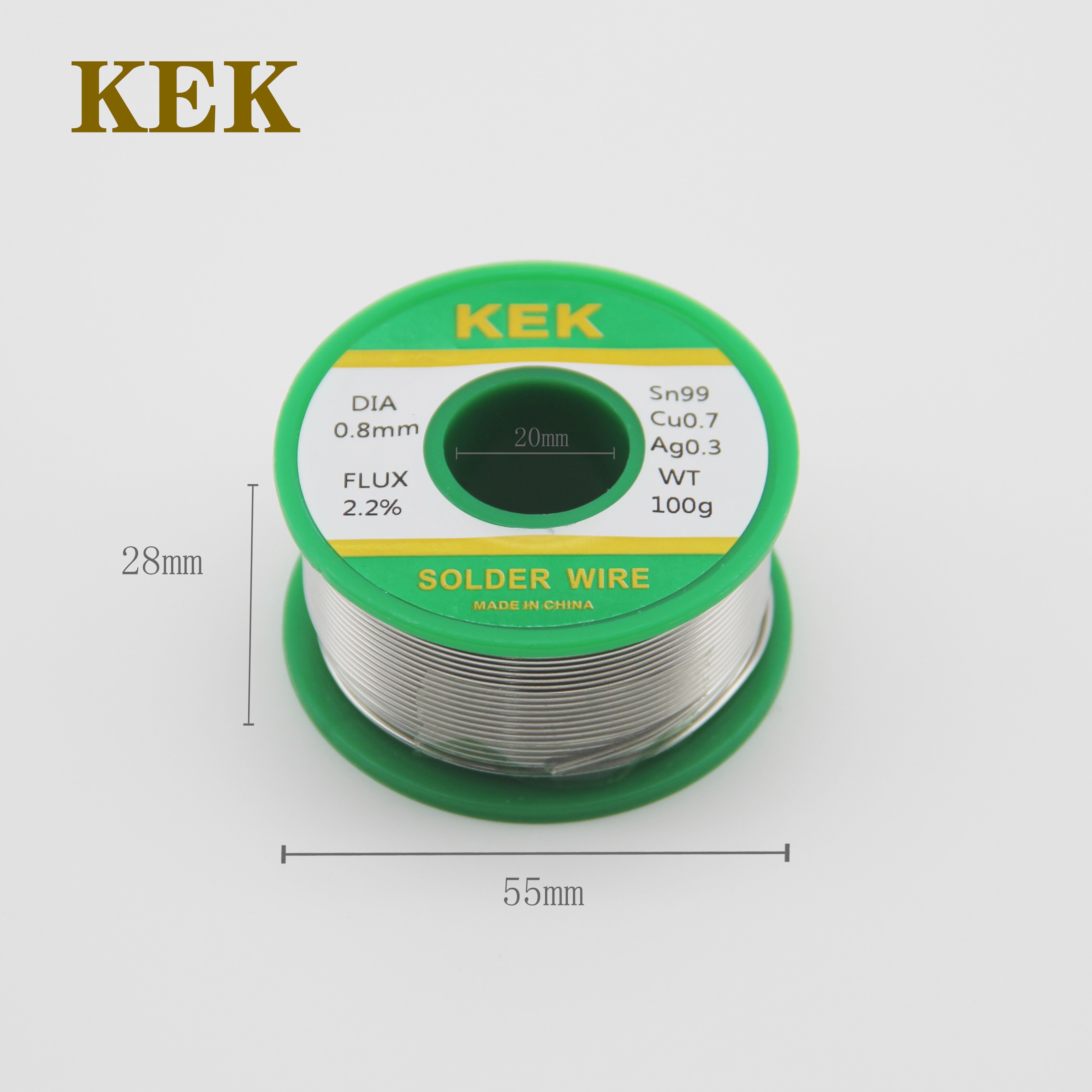 Sn99.3 Cu0.7 loodvrije soldeer draad Rosin kern Tin draad soldeer draad