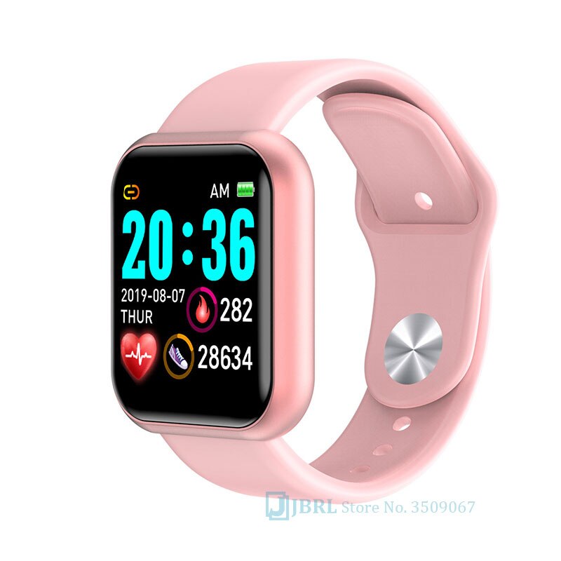 Nouvelle montre intelligente femmes hommes martwatch pour Android IOS électronique horloge intelligente Wach Fitness Tracker haut carré montre intelligente